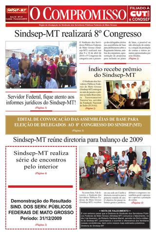 Jornal O Compromisso - Ano IV -  Ed. 27
